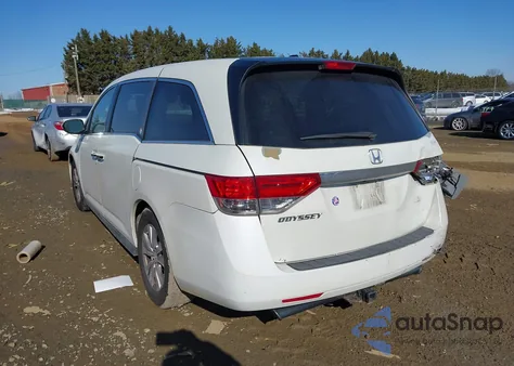 2015 Honda Odyssey Ex-L z USA, uszkodzony, nr VIN 5FNRL5H66FB029324